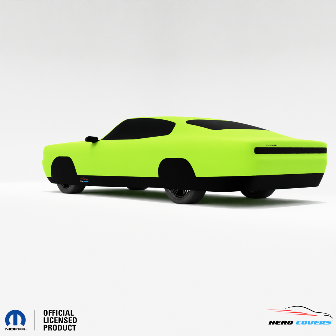 Dodge Charger 3rd Gen (1971–1974) Car Cover: Indoor & Outdoor Use - HeroCovers