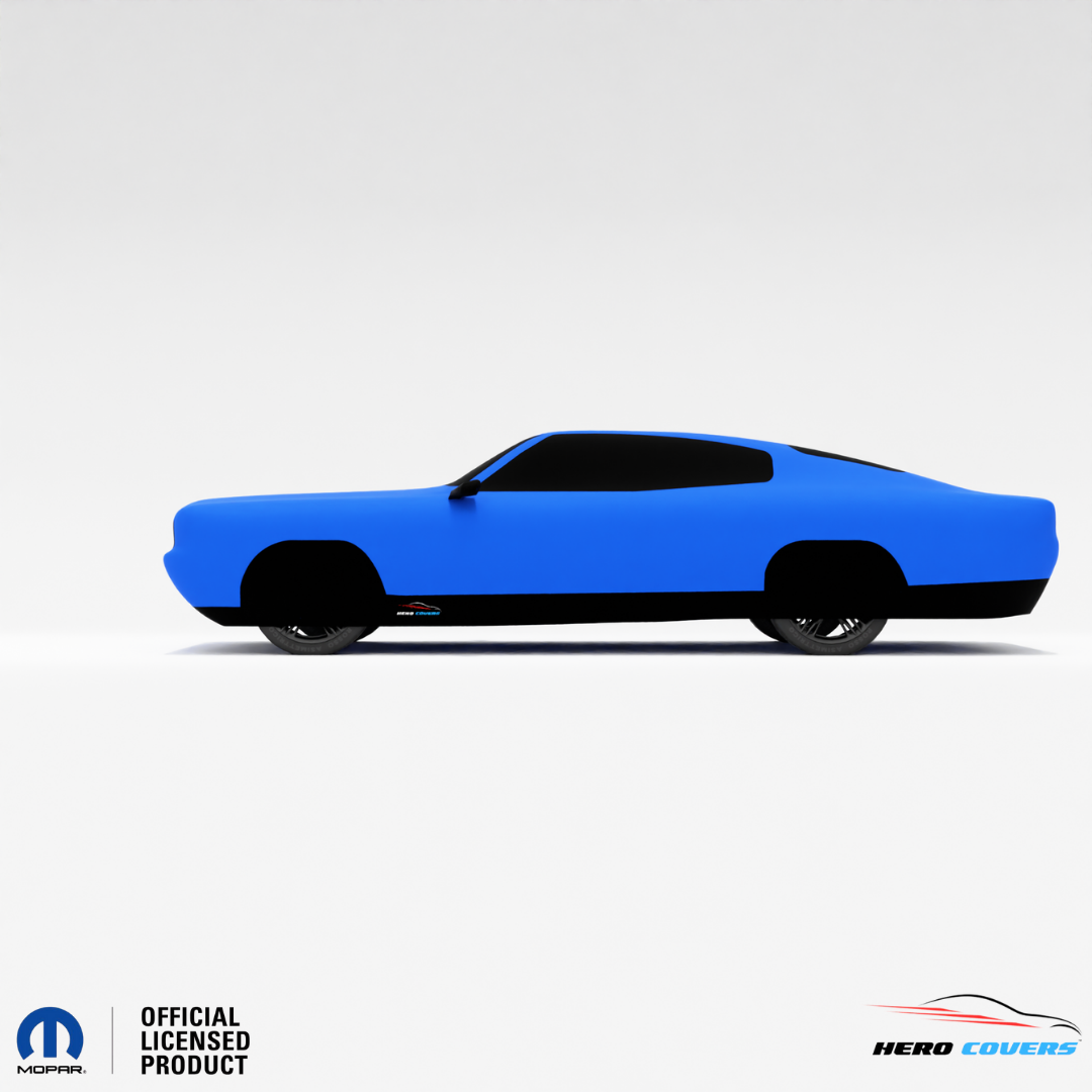 Dodge Charger 3rd Gen (1971–1974) Car Cover: Indoor & Outdoor Use - HeroCovers