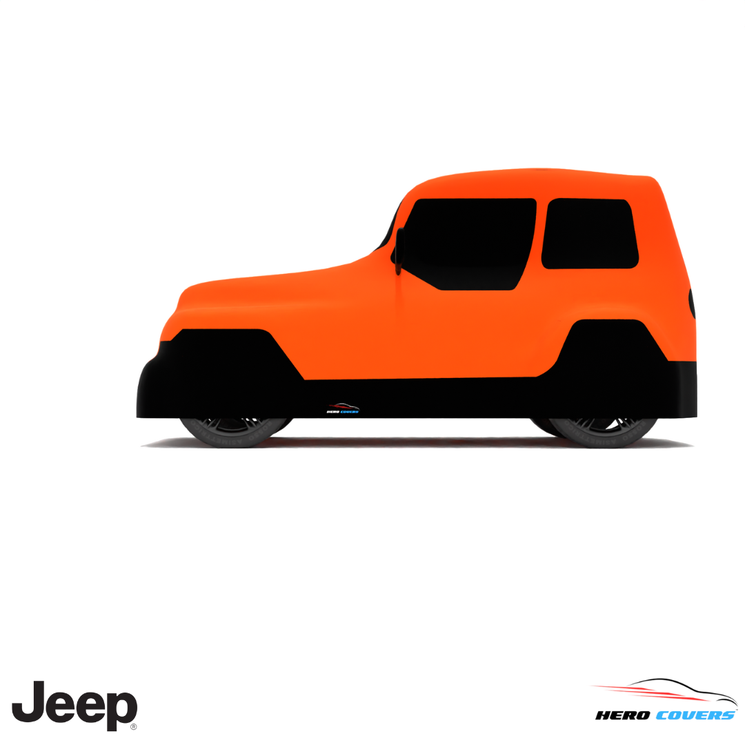 Jeep Wrangler 1987 Car Cover: Indoor & Outdoor Use - HeroCovers