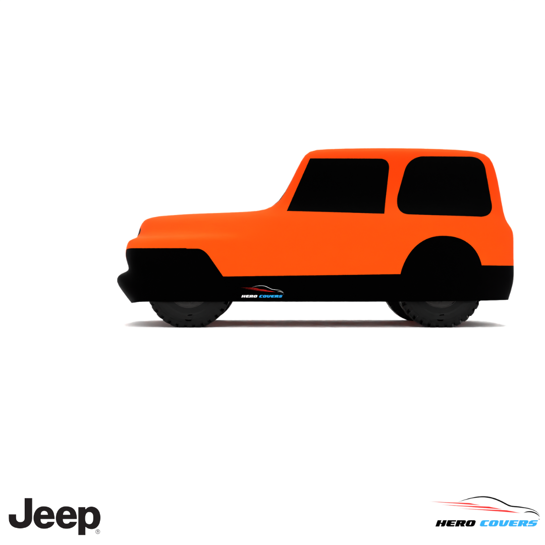 Jeep JS Series 1976 Car Cover: Indoor & Outdoor Use - HeroCovers