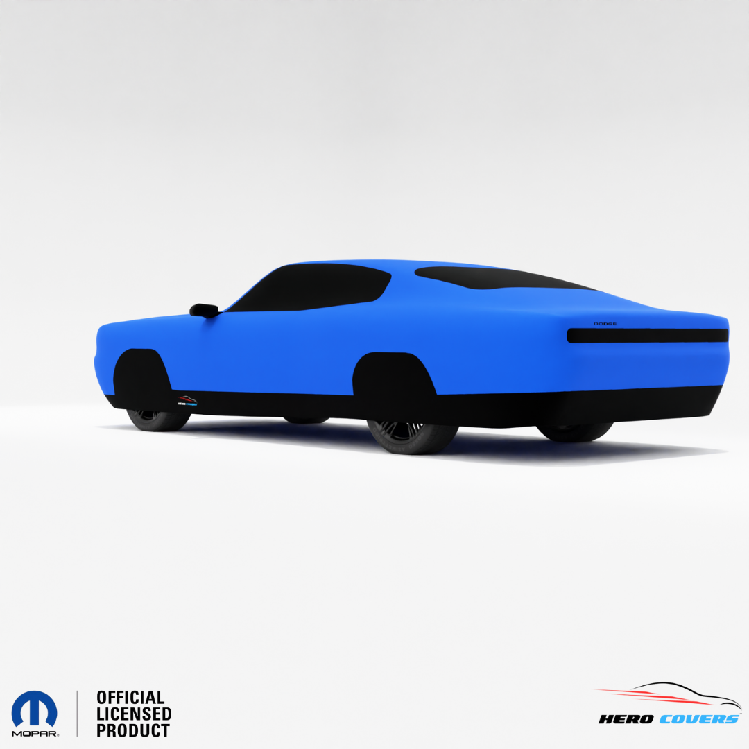 Dodge Charger 3rd Gen (1971–1974) Car Cover: Indoor & Outdoor Use - HeroCovers