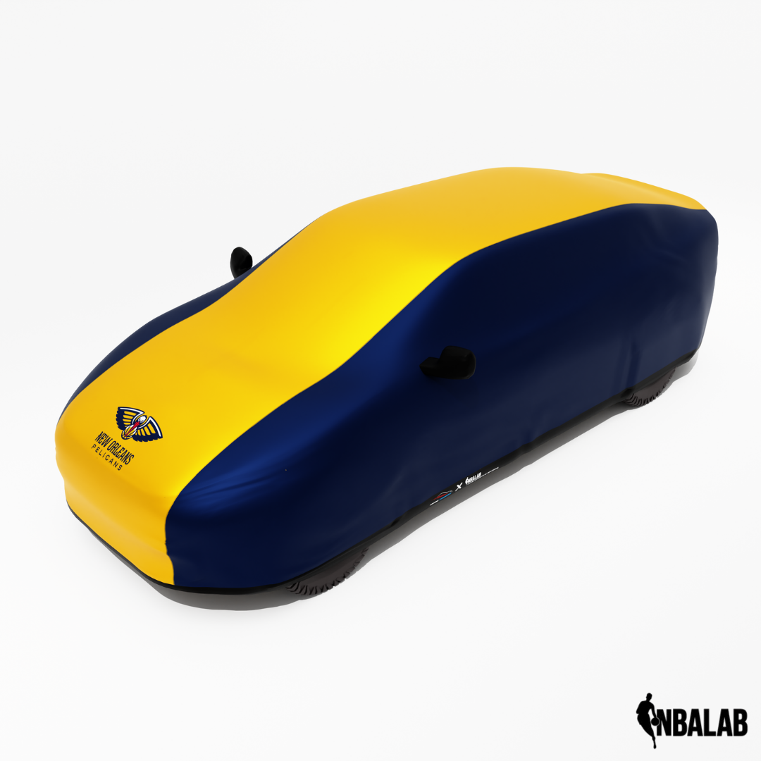 Officially Licensed New Orleans 2 Tone Car Covers – Indoor & Outdoor | NBA Protection | HeroCovers
