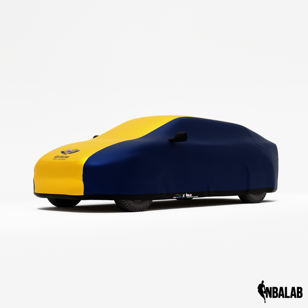 Officially Licensed New Orleans 2 Tone Car Covers – Indoor & Outdoor | NBA Protection | HeroCovers