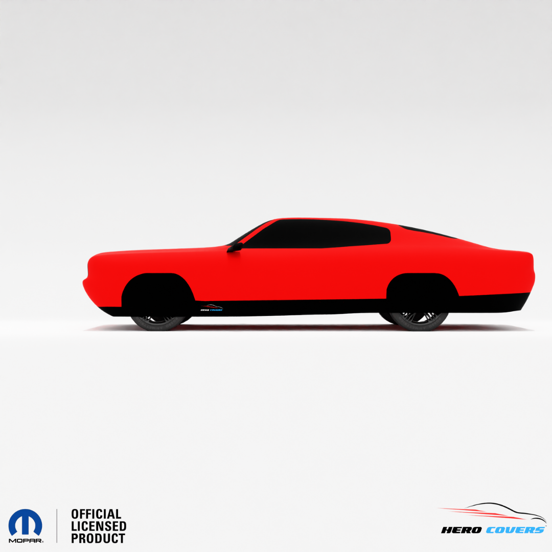 Dodge Charger 3rd Gen (1971–1974) Car Cover: Indoor & Outdoor Use - HeroCovers