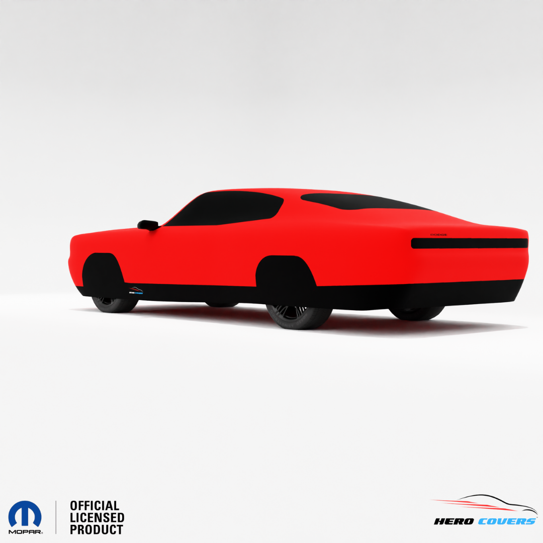 Dodge Charger 3rd Gen (1971–1974) Car Cover: Indoor & Outdoor Use - HeroCovers