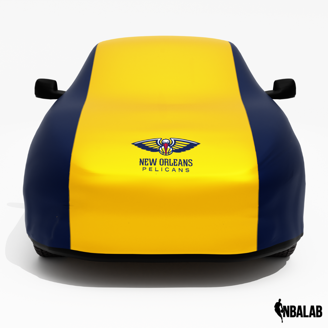 Officially Licensed New Orleans 2 Tone Car Covers – Indoor & Outdoor | NBA Protection | HeroCovers