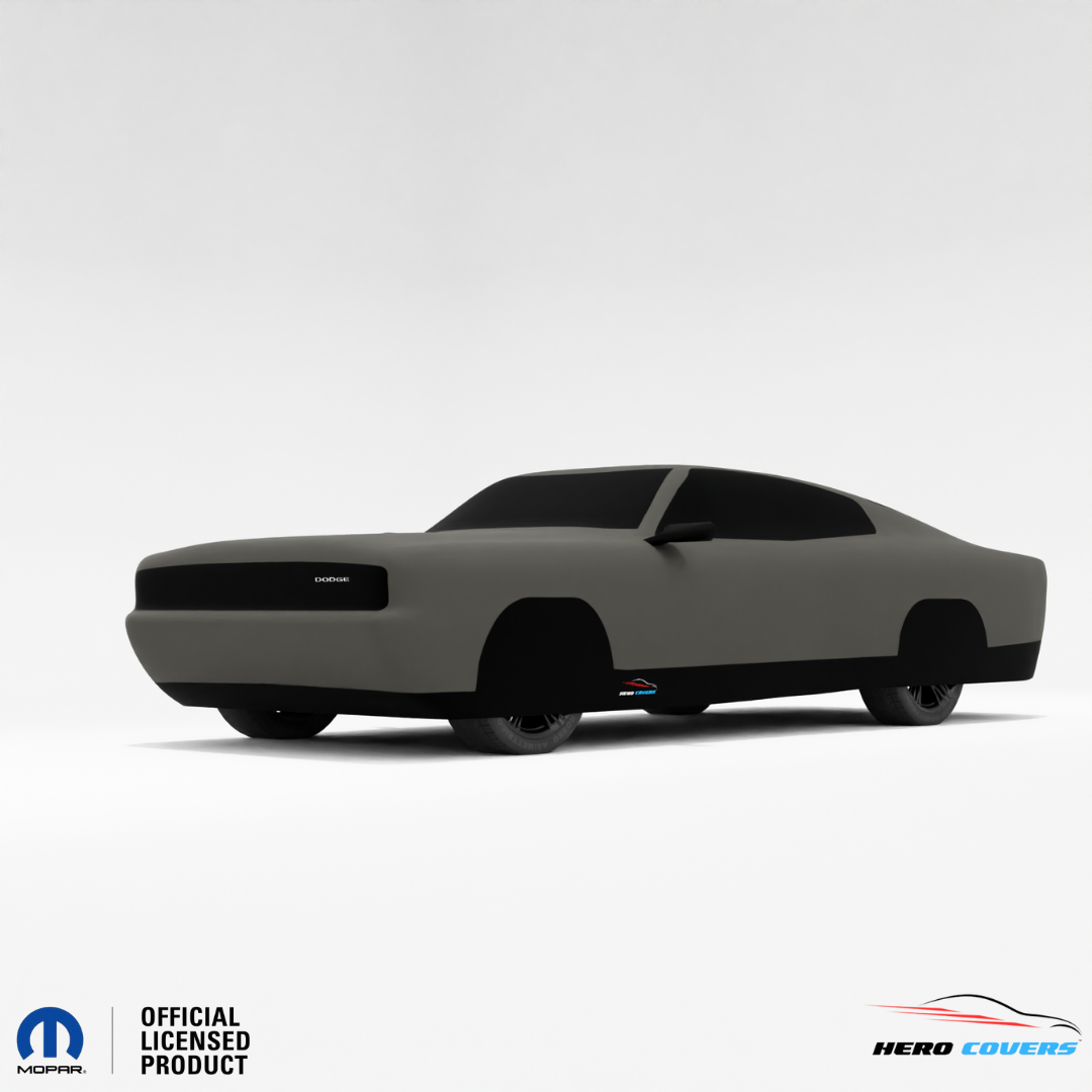 Dodge Charger 3rd Gen (1971–1974) Car Cover: Indoor & Outdoor Use - HeroCovers