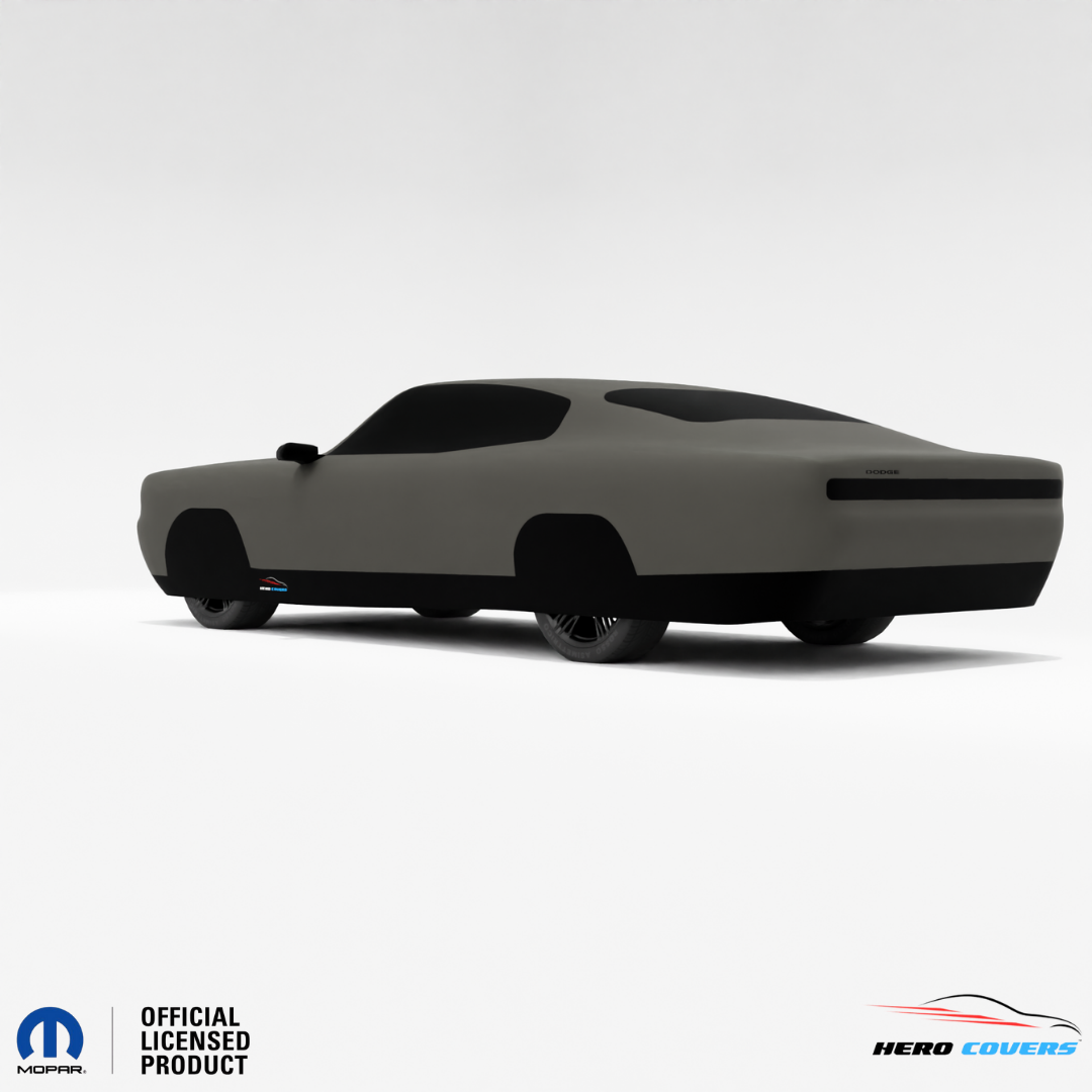 Dodge Charger 3rd Gen (1971–1974) Car Cover: Indoor & Outdoor Use - HeroCovers