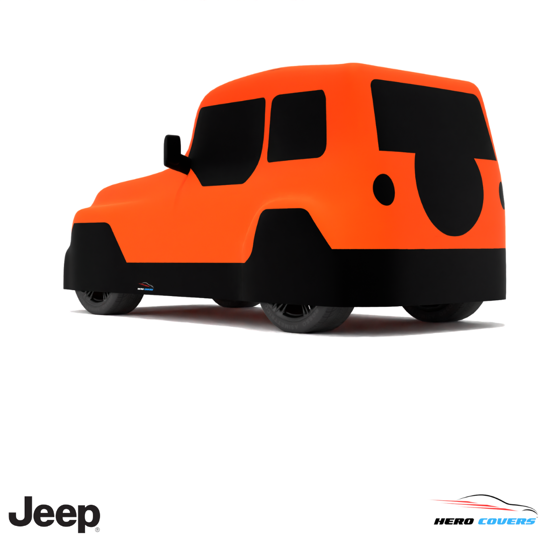 Jeep Wrangler 1987 Car Cover: Indoor & Outdoor Use - HeroCovers