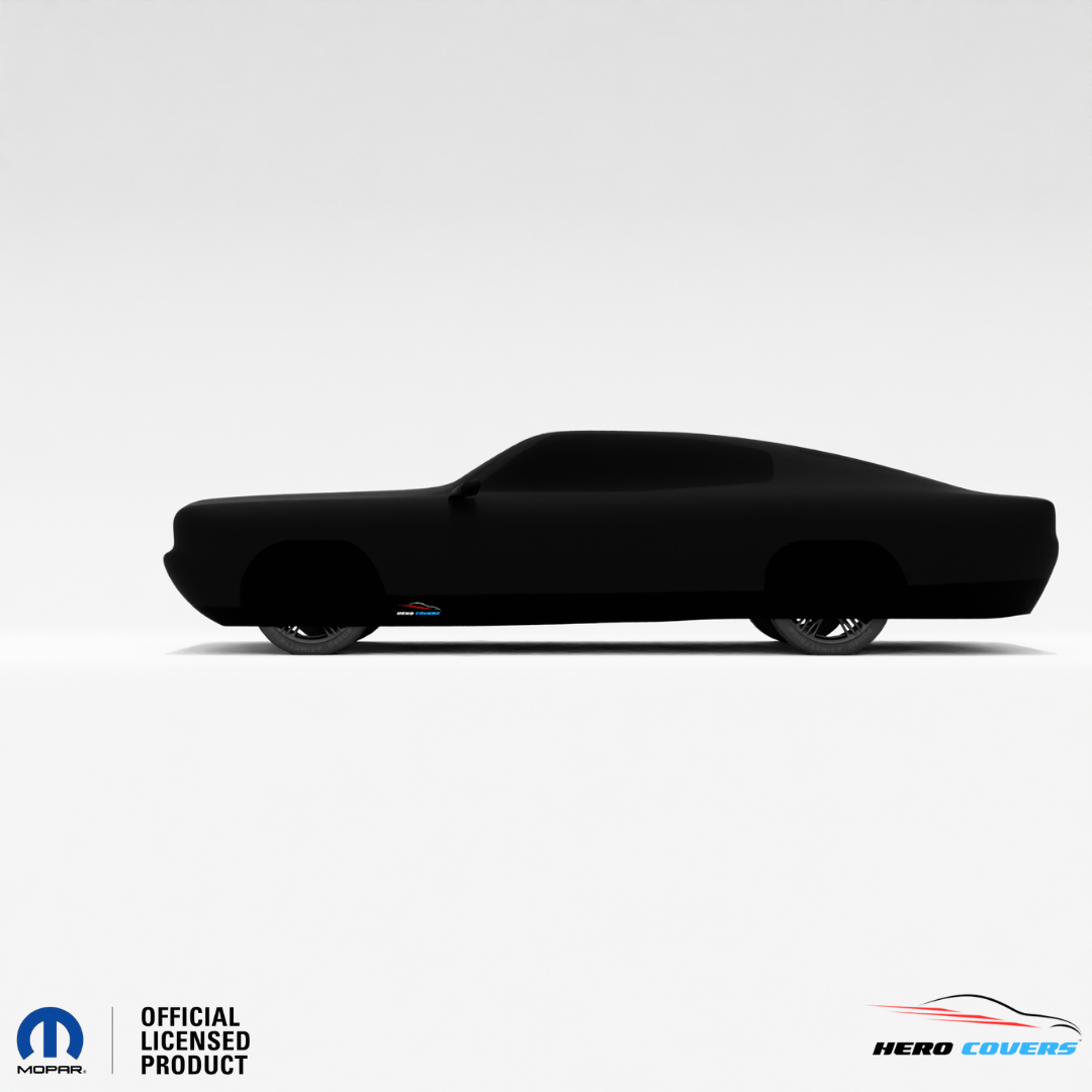 Dodge Charger 3rd Gen (1971–1974) Car Cover: Indoor & Outdoor Use - HeroCovers