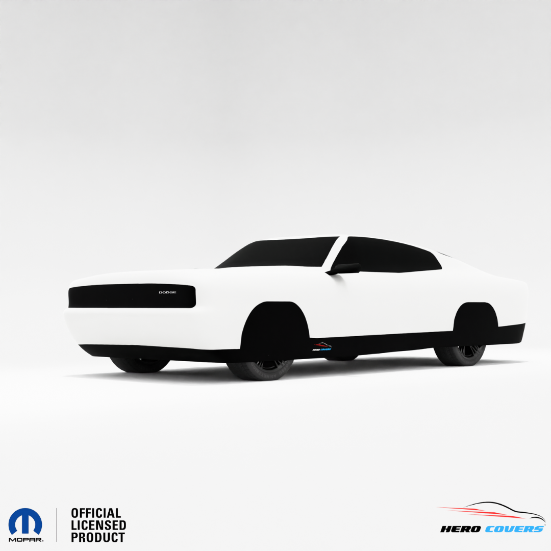 Dodge Charger 3rd Gen (1971–1974) Car Cover: Indoor & Outdoor Use - HeroCovers