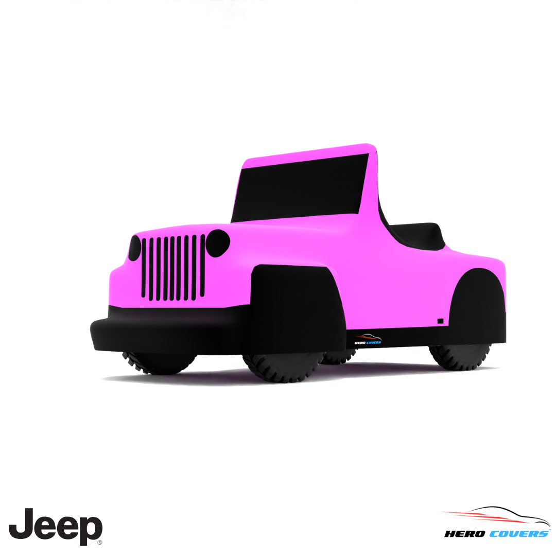 Jeep JS Series 1950 Car Cover: Indoor & Outdoor Use - HeroCovers