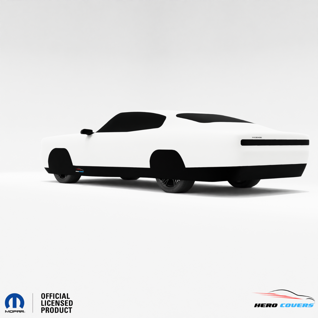 Dodge Charger 3rd Gen (1971–1974) Car Cover: Indoor & Outdoor Use - HeroCovers