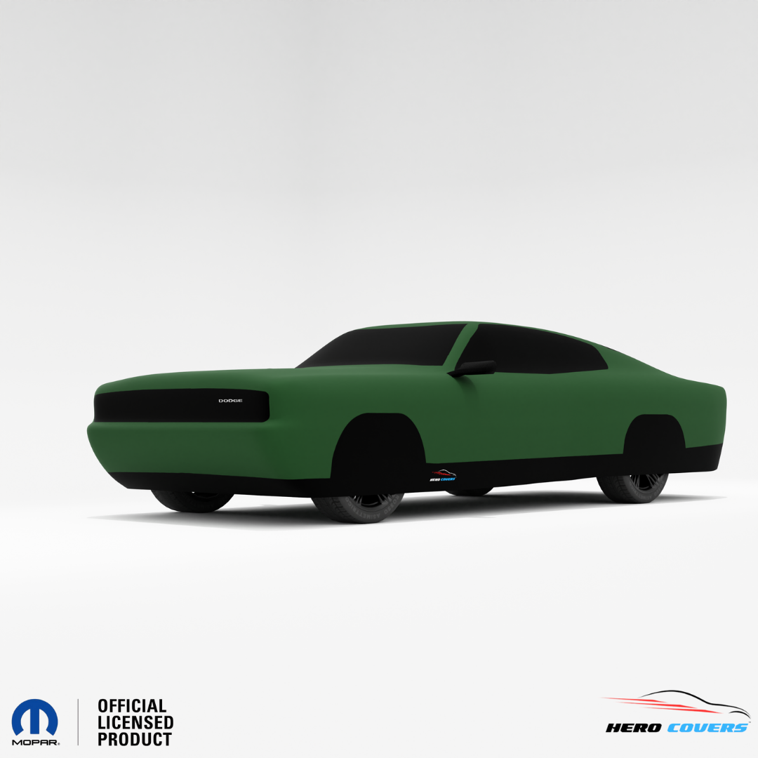 Dodge Charger 3rd Gen (1971–1974) Car Cover: Indoor & Outdoor Use - HeroCovers