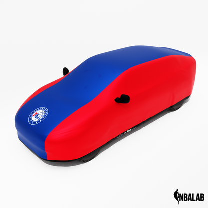 Officially Licensed Philadelphia 76ers 2 Tone Car Covers – Indoor & Outdoor | NBA Protection | HeroCovers