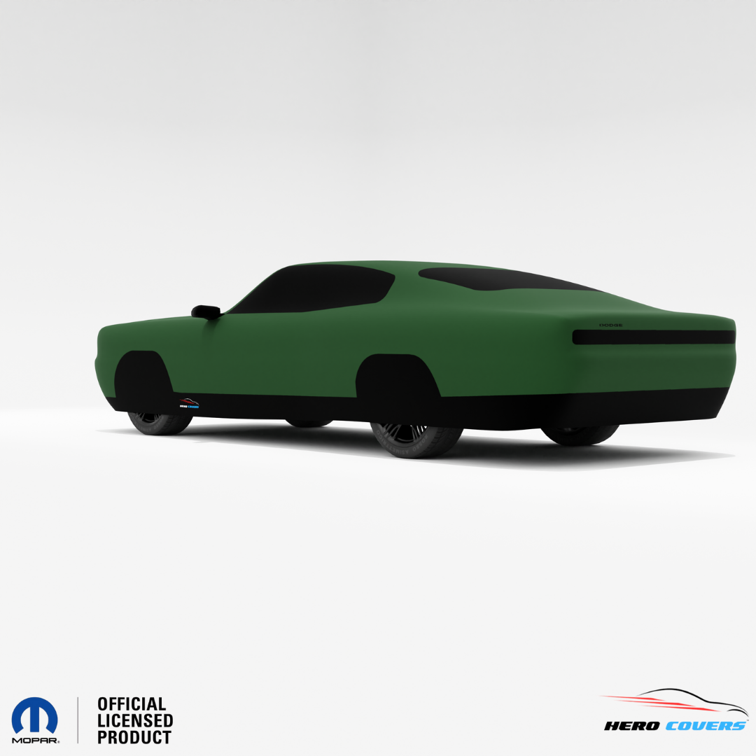 Dodge Charger 3rd Gen (1971–1974) Car Cover: Indoor & Outdoor Use - HeroCovers