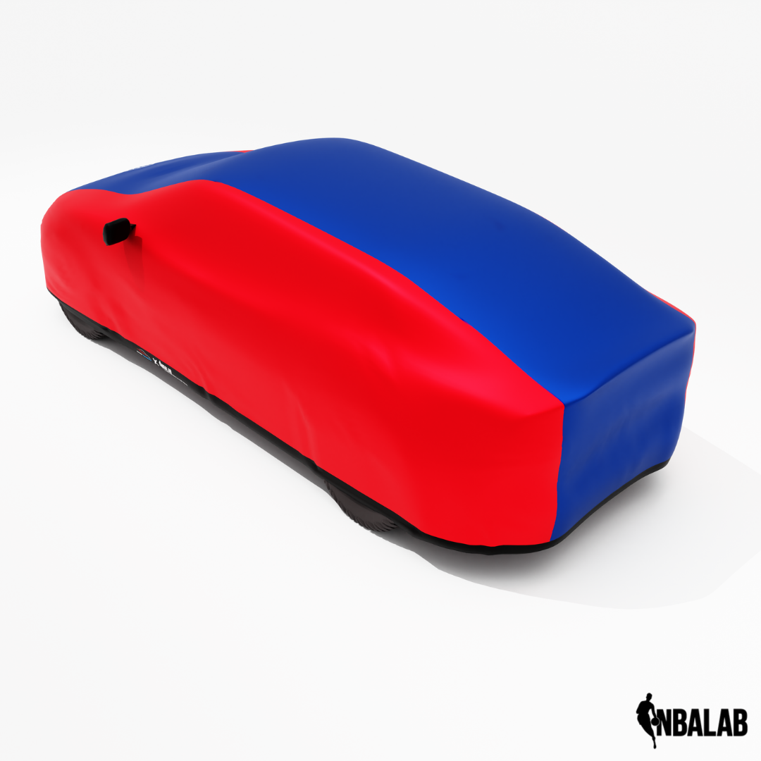 Officially Licensed Philadelphia 76ers 2 Tone Car Covers – Indoor & Outdoor | NBA Protection | HeroCovers