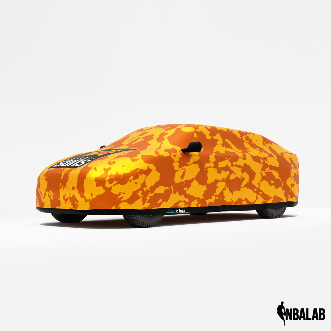 Officially Licensed Phoenix Suns Comouflage Car Covers – Indoor & Outdoor | NBA Protection | HeroCovers