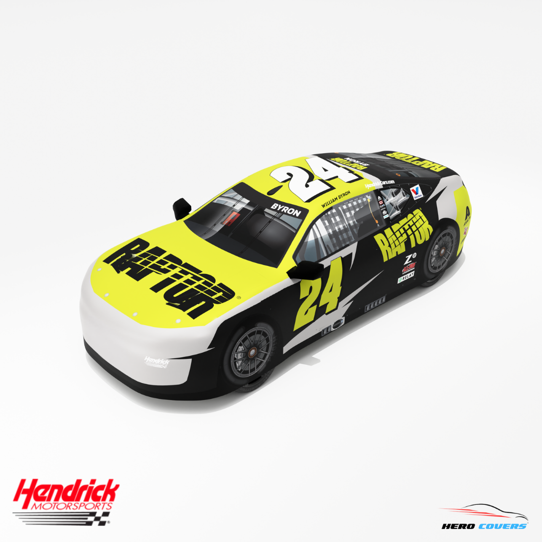 A Custom Car Cover for an Officially Licensed Hendrick Motorsports Raptor