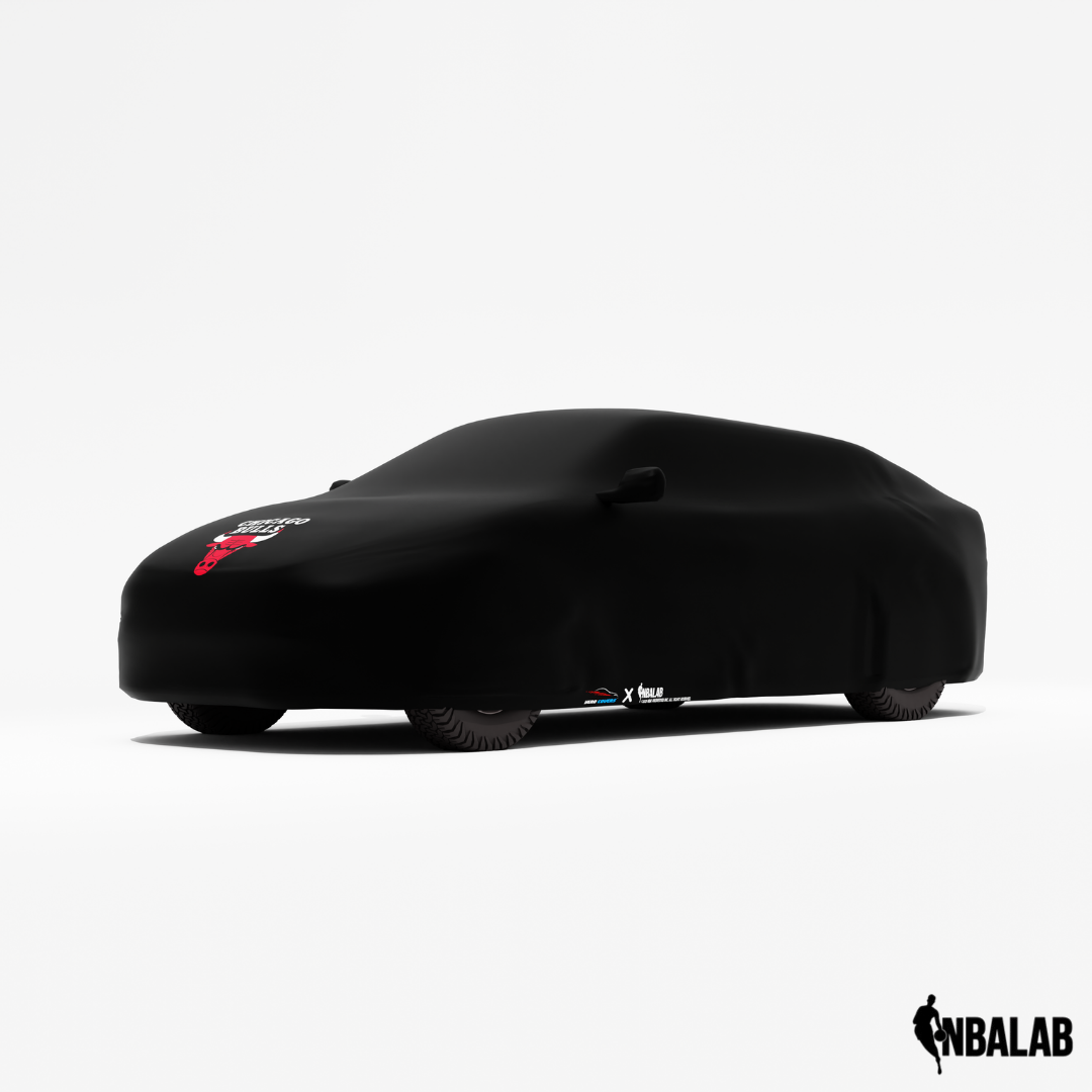Officially Licensed Chicago Bulls Black Car Covers – Indoor & Outdoor | NBA Protection | HeroCovers