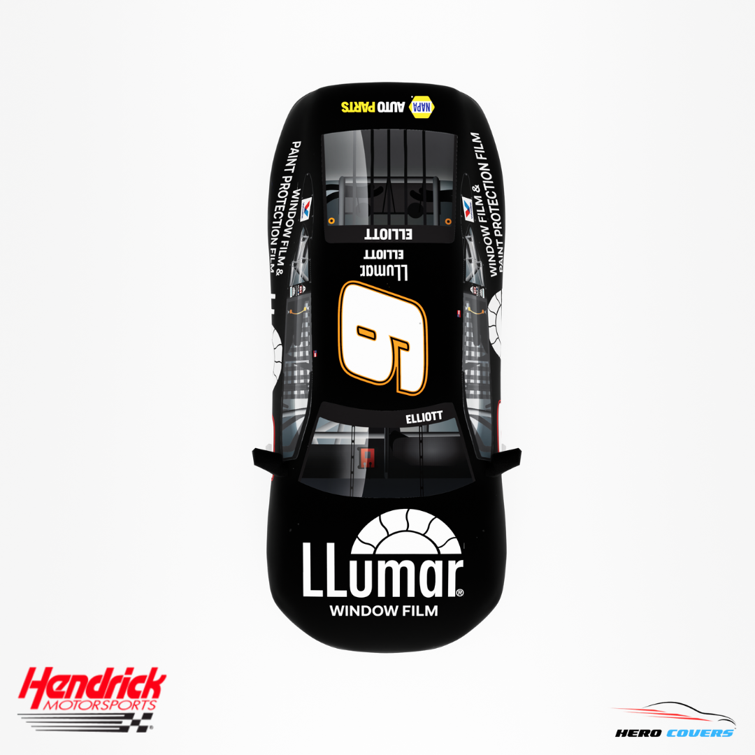 Officially Licensed Hendrick Motorsports Black Llumar #9 Car Cover – Precision Fit & Ultimate Protection | HeroCovers