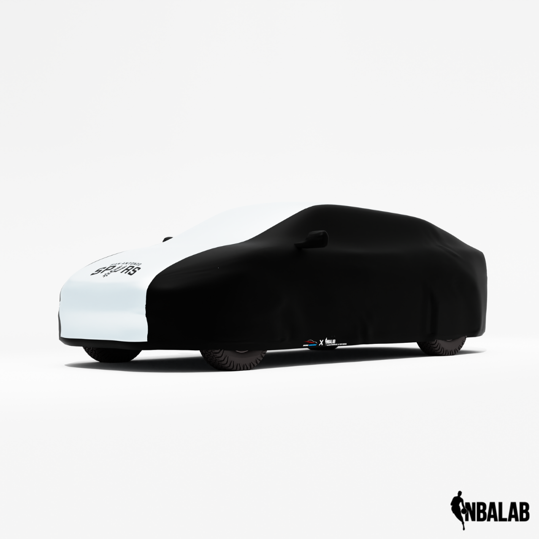 Officially Licensed San Antonio 2 Tone Car Covers – Indoor & Outdoor | NBA Protection | HeroCovers