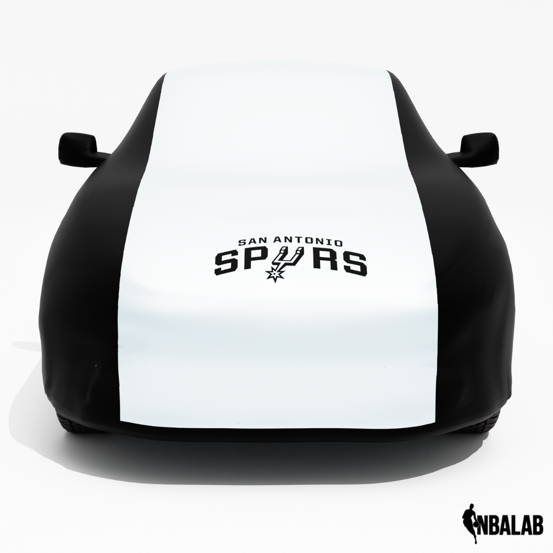 Officially Licensed San Antonio 2 Tone Car Covers – Indoor & Outdoor | NBA Protection | HeroCovers
