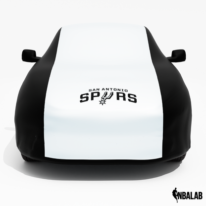 Officially Licensed San Antonio 2 Tone Car Covers – Indoor & Outdoor | NBA Protection | HeroCovers