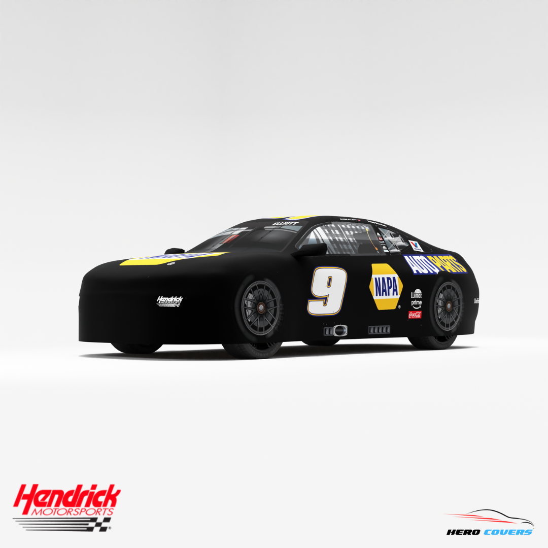 Officially Licensed Hendrick Motorsports Black Napa #9 Car Cover – Precision Fit & Ultimate Protection | HeroCovers