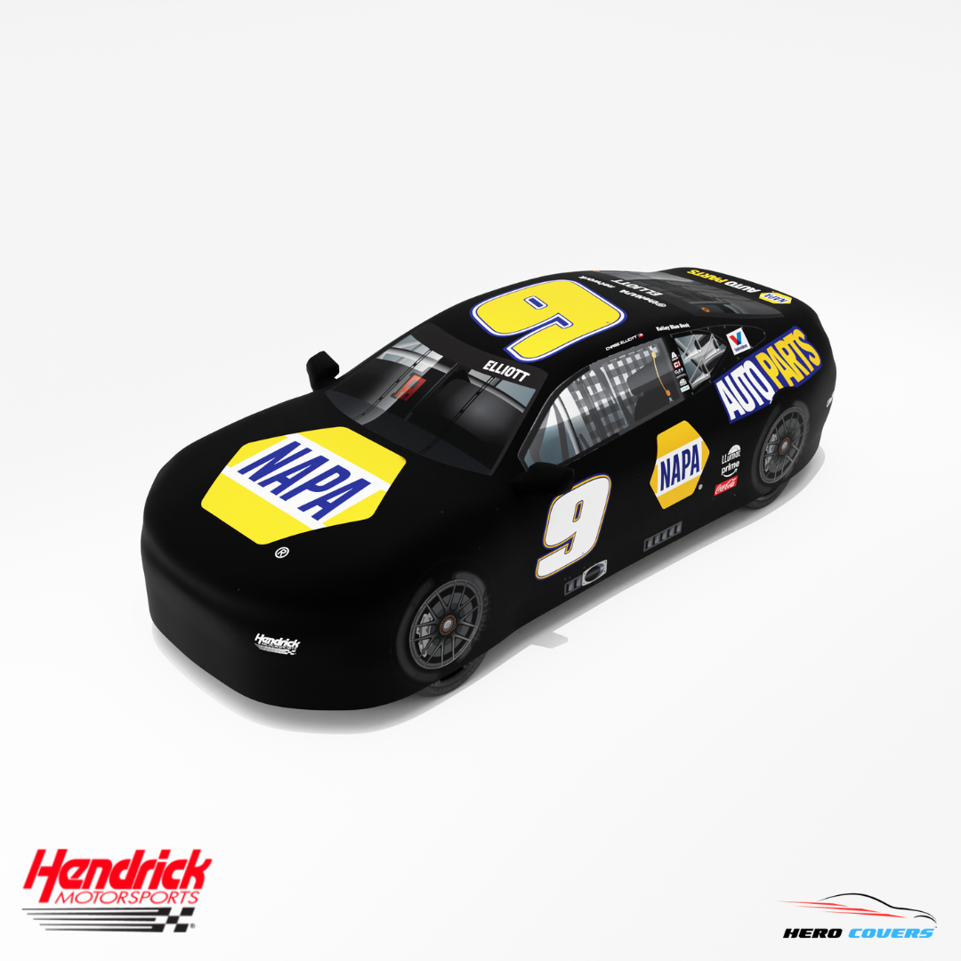 Officially Licensed Hendrick Motorsports Black Napa #9 Car Cover – Precision Fit & Ultimate Protection | HeroCovers