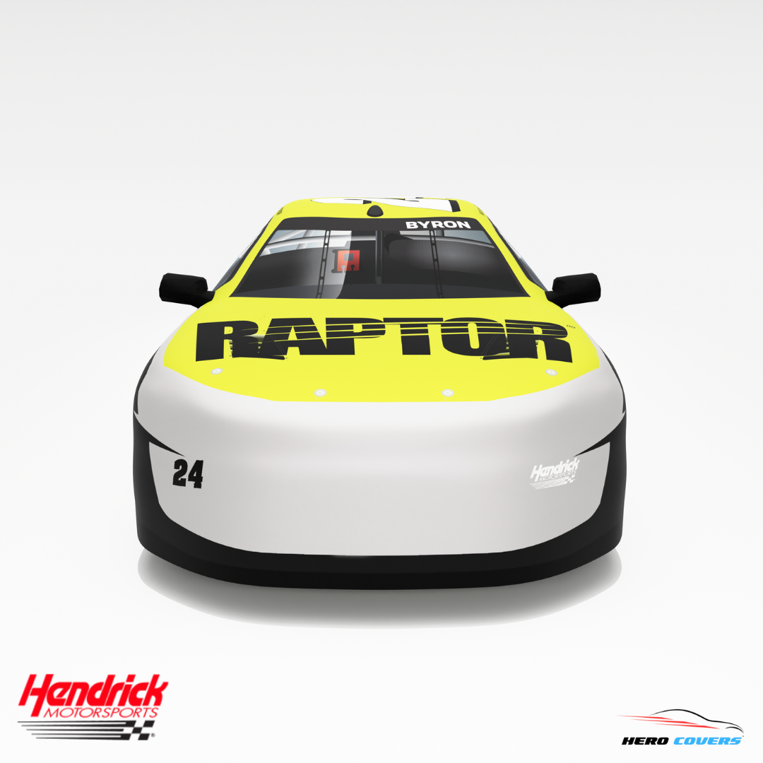 A Custom Car Cover for an Officially Licensed Hendrick Motorsports Raptor