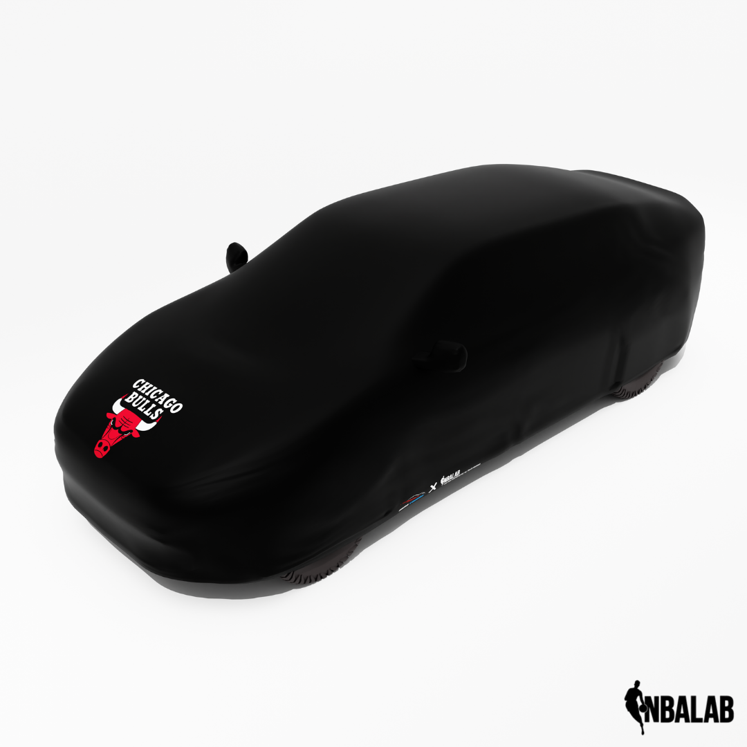 Officially Licensed Chicago Bulls Black Car Covers – Indoor & Outdoor | NBA Protection | HeroCovers