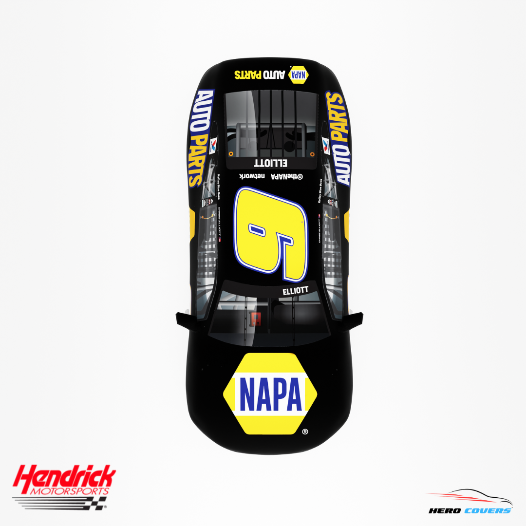 Officially Licensed Hendrick Motorsports Black Napa #9 Car Cover – Precision Fit & Ultimate Protection | HeroCovers