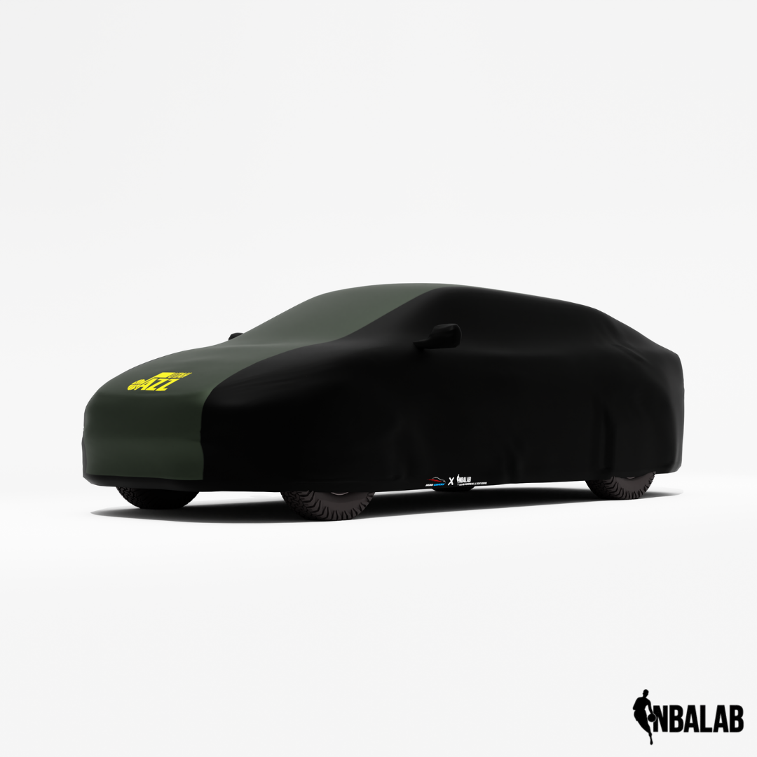 Officially Licensed Utah Jazz 2 Tone Car Covers – Indoor & Outdoor | NBA Protection | HeroCovers