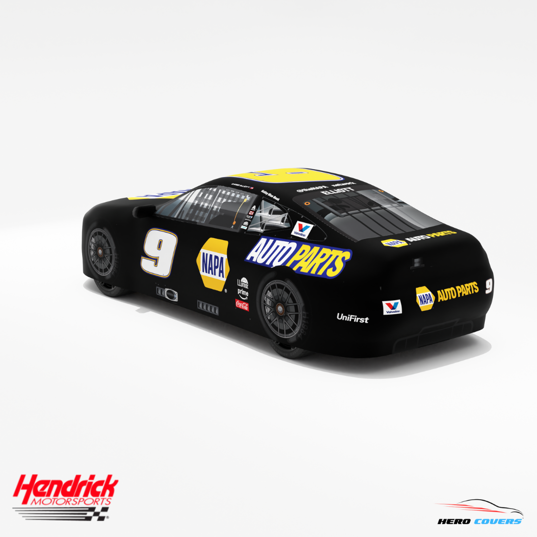 Officially Licensed Hendrick Motorsports Black Napa #9 Car Cover – Precision Fit & Ultimate Protection | HeroCovers