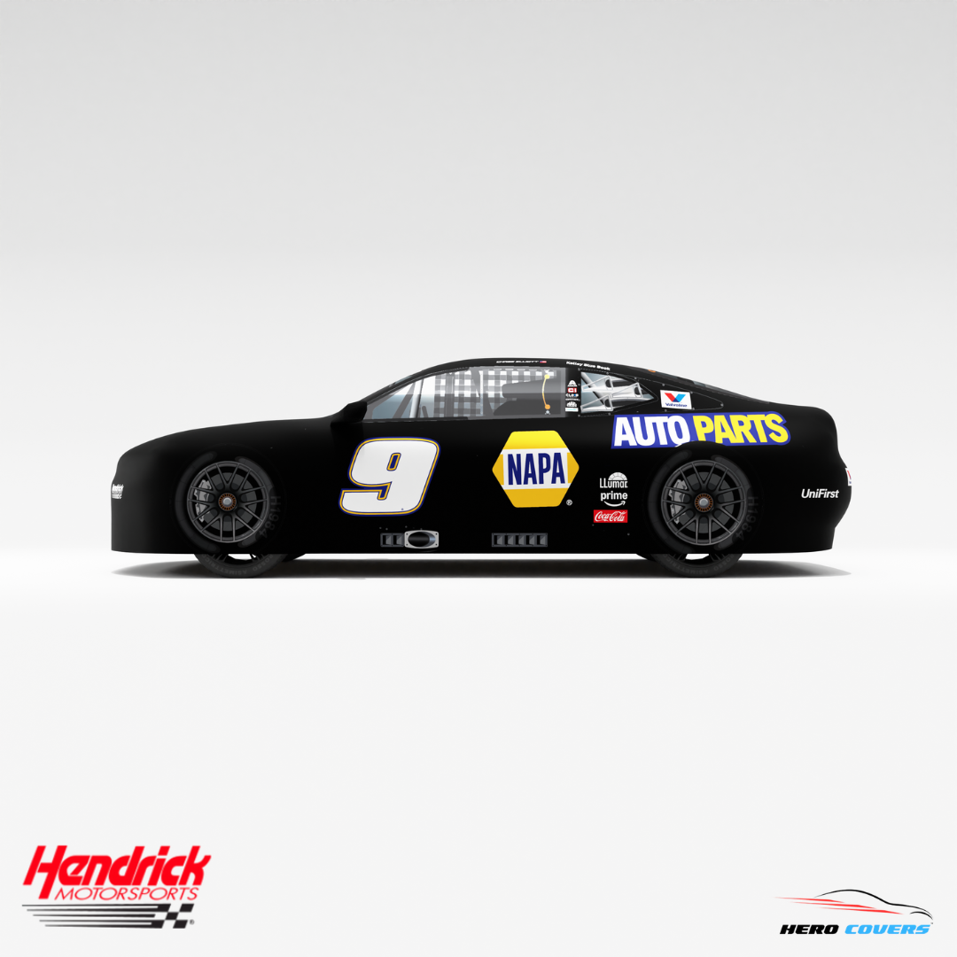 Officially Licensed Hendrick Motorsports Black Napa #9 Car Cover – Precision Fit & Ultimate Protection | HeroCovers
