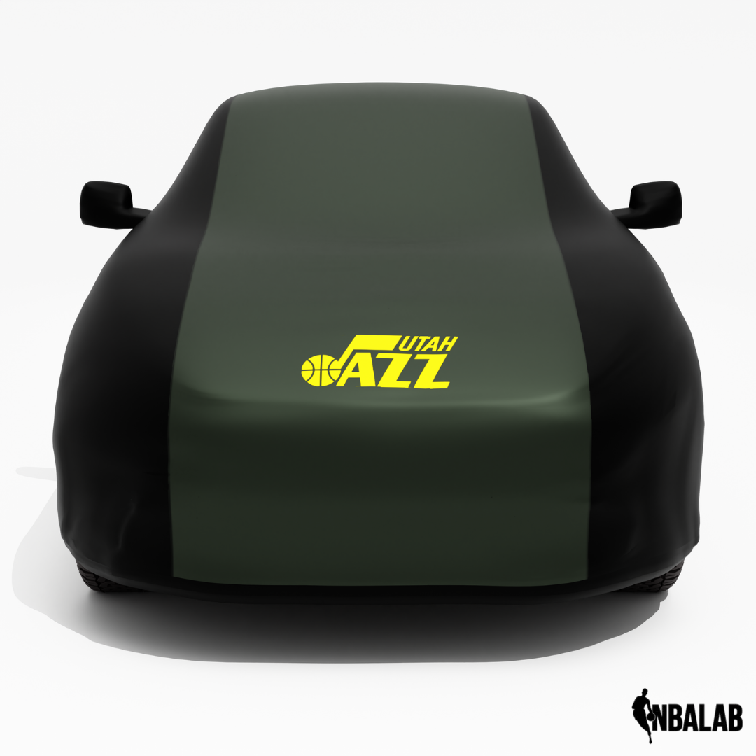 Officially Licensed Utah Jazz 2 Tone Car Covers – Indoor & Outdoor | NBA Protection | HeroCovers