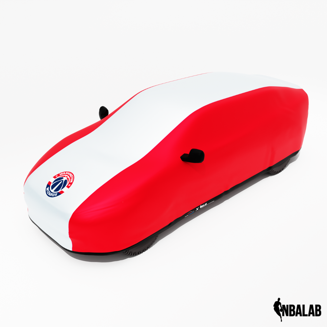 Officially Licensed Washington Wizards 2 Tone Car Covers – Indoor & Outdoor | NBA Protection | HeroCovers