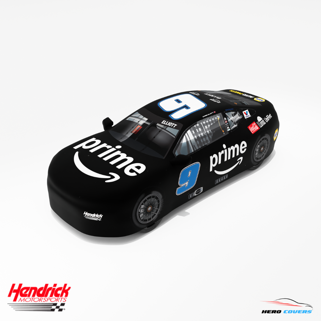 Officially Licensed Hendrick Motorsports Black Prime #9 Car Cover – Precision Fit & Ultimate Protection | HeroCovers