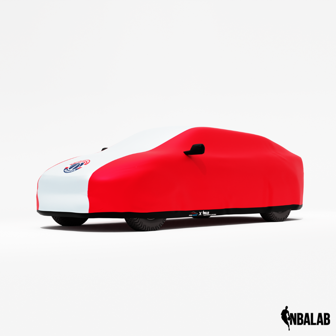 Officially Licensed Washington Wizards 2 Tone Car Covers – Indoor & Outdoor | NBA Protection | HeroCovers