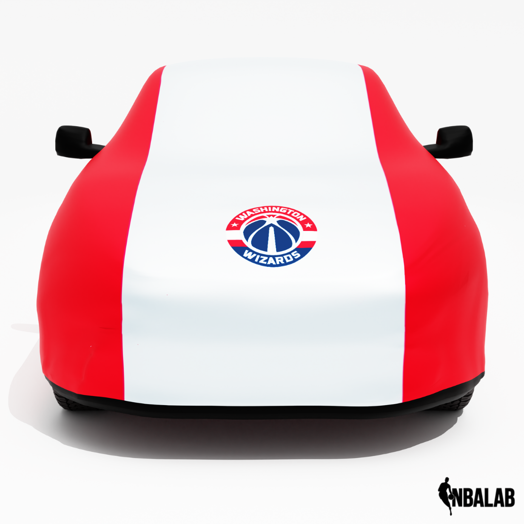 Officially Licensed Washington Wizards 2 Tone Car Covers – Indoor & Outdoor | NBA Protection | HeroCovers