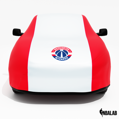 Officially Licensed Washington Wizards 2 Tone Car Covers – Indoor & Outdoor | NBA Protection | HeroCovers