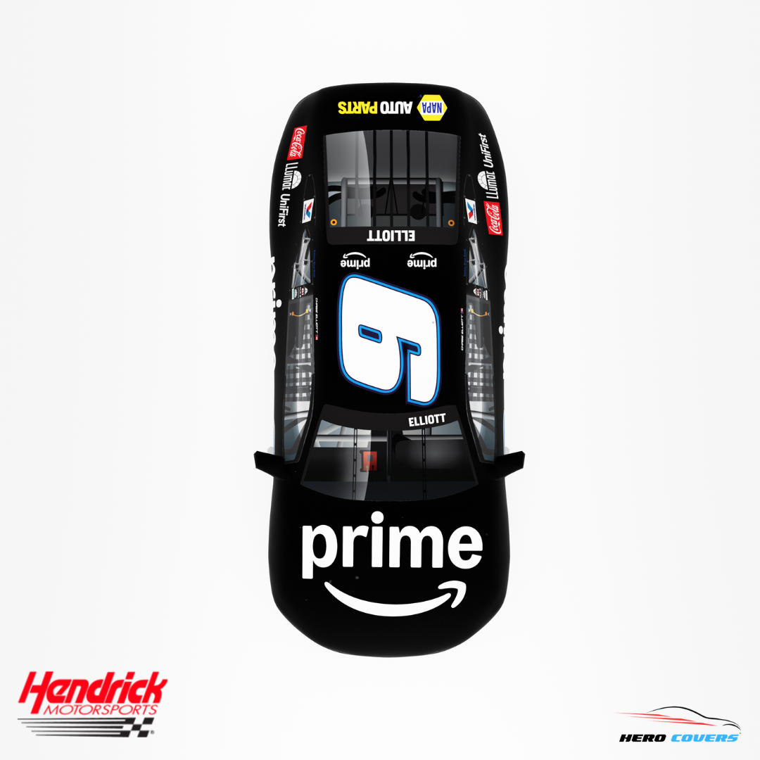 Officially Licensed Hendrick Motorsports Black Prime #9 Car Cover – Precision Fit & Ultimate Protection | HeroCovers