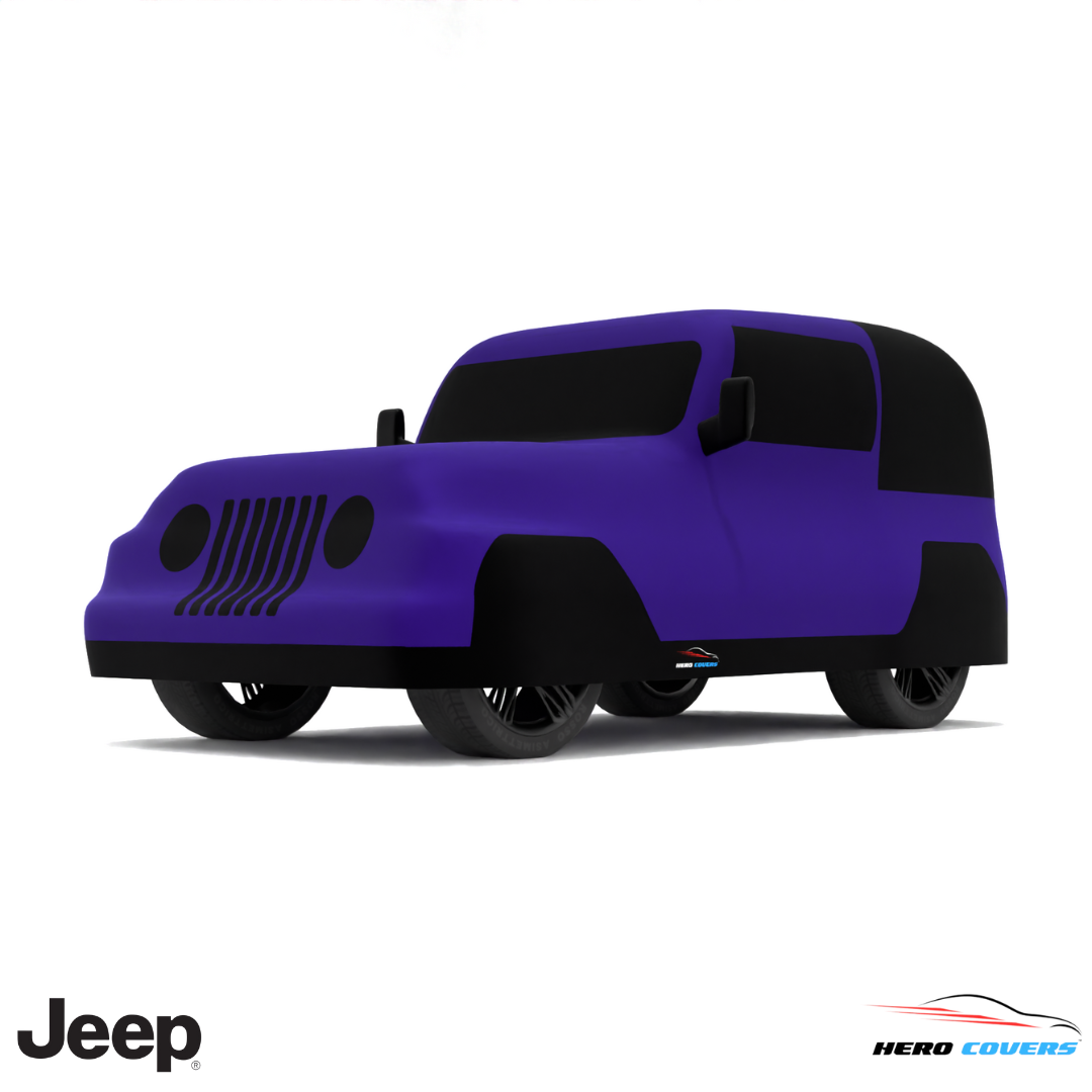 Jeep Wrangler 1996 Car Cover: Indoor & Outdoor Use - HeroCovers