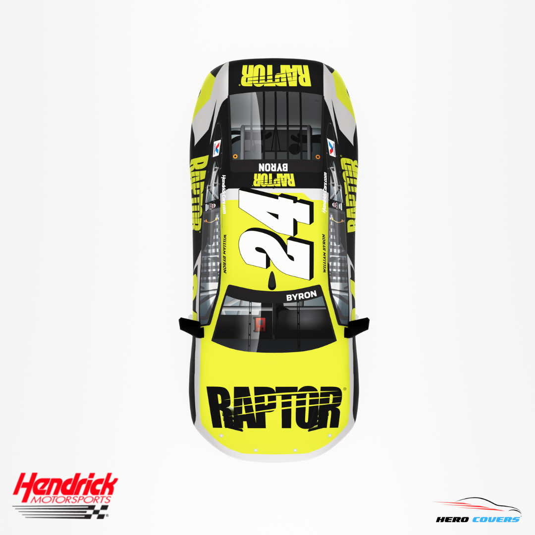 A Custom Car Cover for an Officially Licensed Hendrick Motorsports Raptor