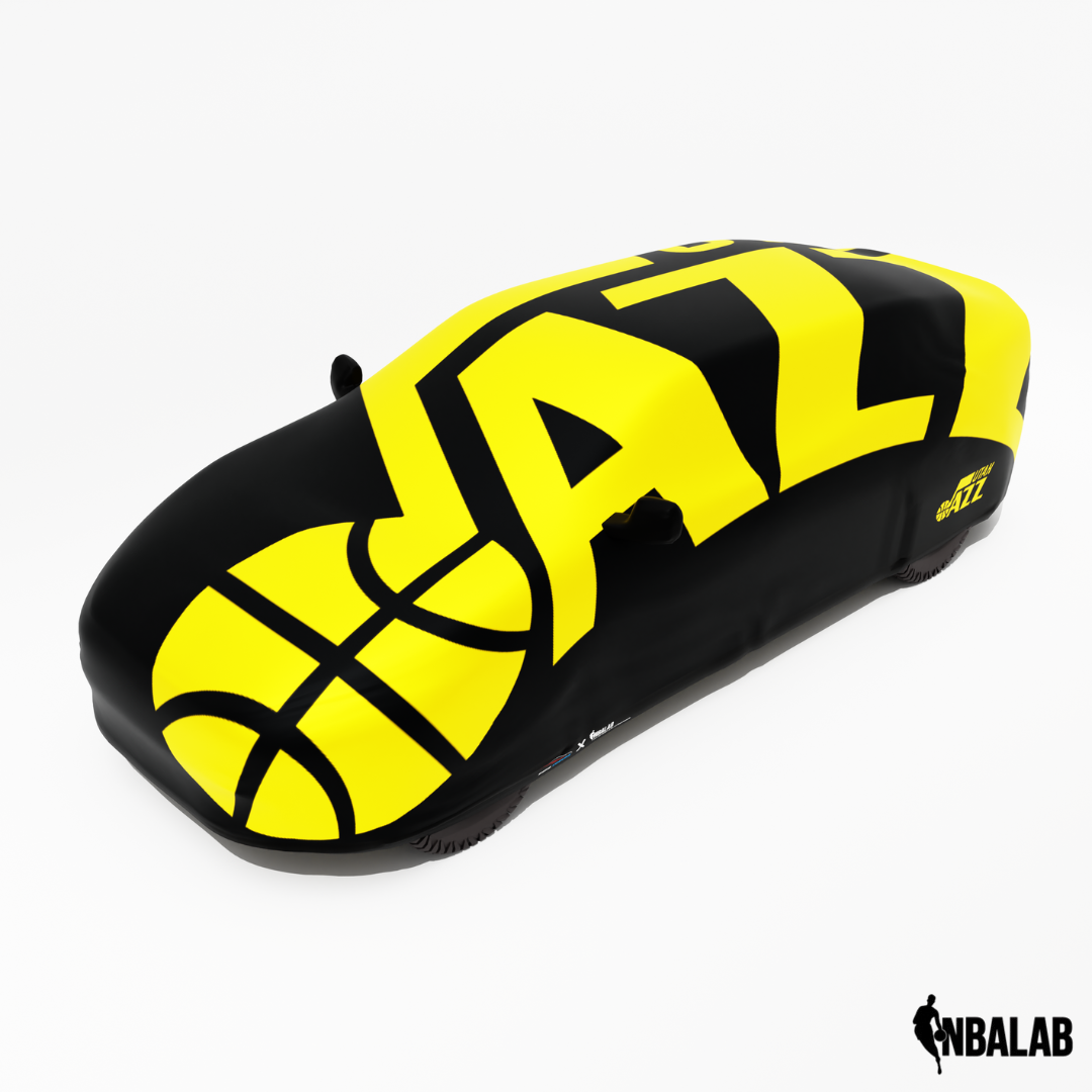 Officially Licensed UTA Jazz Cover Stretch Logo – Indoor & Outdoor | NBA Protection | HeroCovers