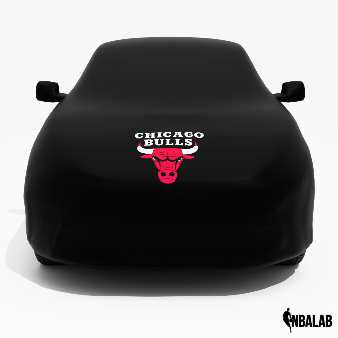 Officially Licensed Chicago Bulls Black Car Covers – Indoor & Outdoor | NBA Protection | HeroCovers