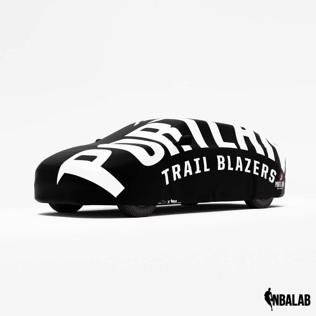 Officially Licensed Portland Trail Cover Stretch Logo – Indoor & Outdoor | NBA Protection | HeroCovers