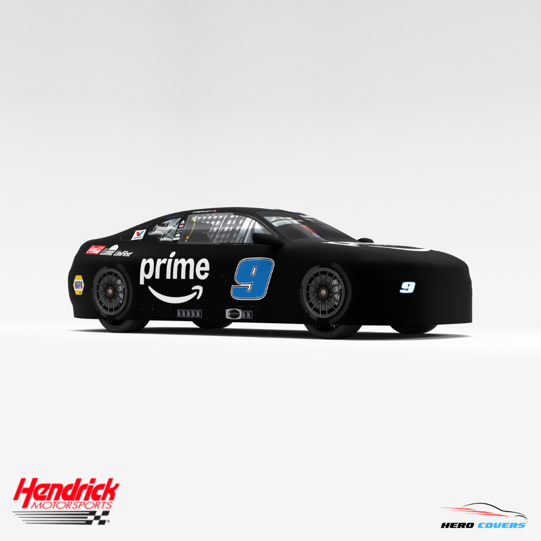 Officially Licensed Hendrick Motorsports Black Prime #9 Car Cover – Precision Fit & Ultimate Protection | HeroCovers