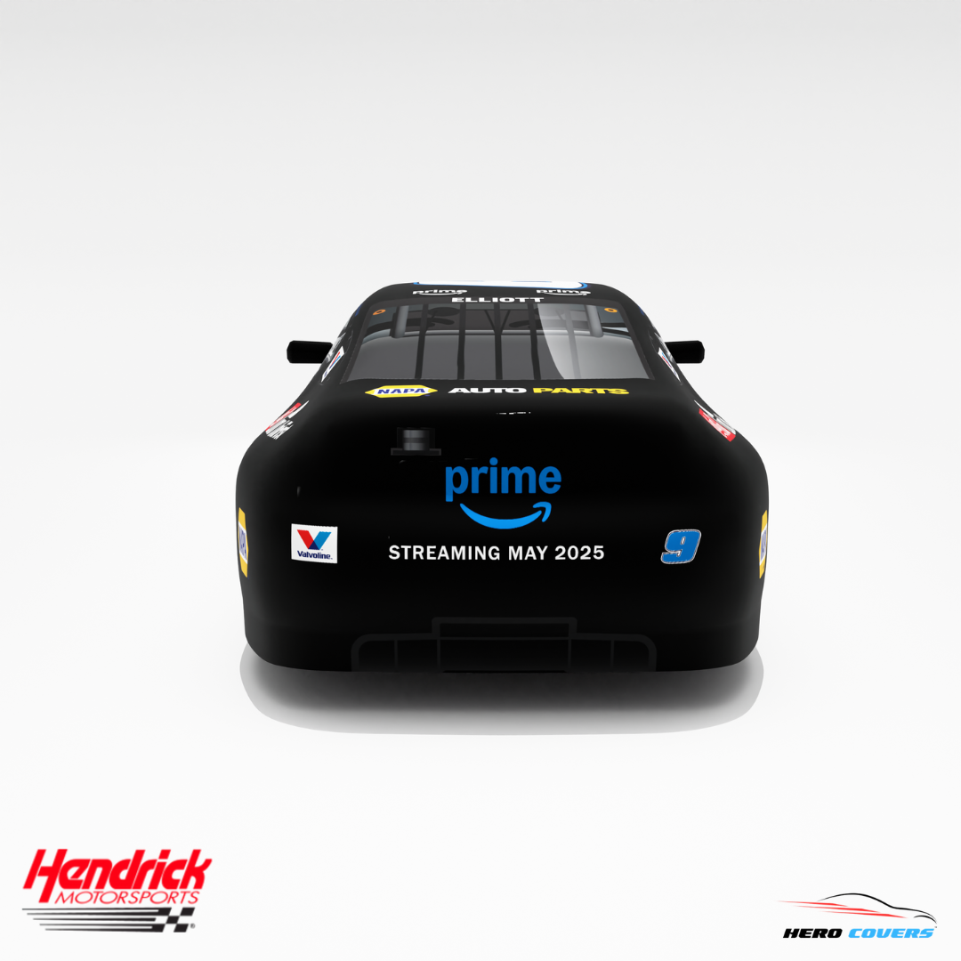 Officially Licensed Hendrick Motorsports Black Prime #9 Car Cover – Precision Fit & Ultimate Protection | HeroCovers
